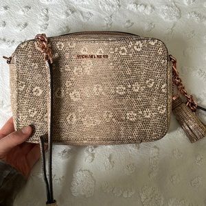 Michael Kors Snakeskin crossbody bag